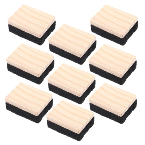 LALAFINA 12Stücke Holztrockner Radiergummi Wiederverwendbare Radierer für Whiteboard und Kreidetafel für Lehrer und Staubreduzierend und LALAFINA 12Stücke Holztrockner Radiergummi Wiederverwendbare Radierer für Whiteboard und Kreidetafel für Lehrer und Staubreduzierend und von LALAFINA