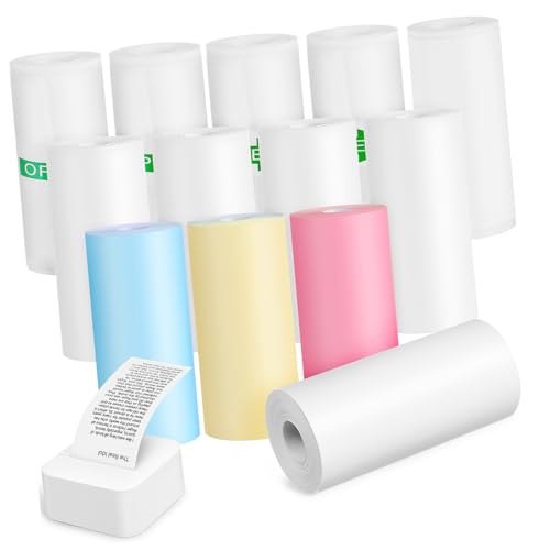 LALAFINA 13Rollen Thermopapier für Drucker Selbstklebendes Druckerpapier Verschiedenen Kompatibel mit Thermodruckern für Quittungen und Kreative Projekte LALAFINA 13Rollen Thermopapier für Drucker Selbstklebendes Druckerpapier Verschiedenen Kompatibel mit Thermodruckern für Quittungen und Kreative Projekte von LALAFINA