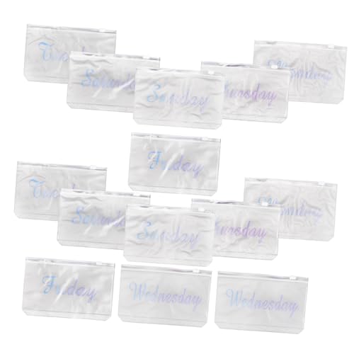 LALAFINA 14 Stück PVC Transparent Reißverschluss Geldordner mit Fächern Budget Organizer für Dokumente Haushaltsbuch und Bargeld für Verwaltung von Rechnungen und Bürobedarf LALAFINA 14 Stück PVC Transparent Reißverschluss Geldordner mit Fächern Budget Organizer für Dokumente Haushaltsbuch und Bargeld für Verwaltung von Rechnungen und Bürobedarf von LALAFINA