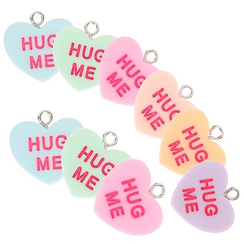 LALAFINA 14 Stück Teiliges Herz Anhänger für Diy Schmuckherstellung Valentinstag Charms für Armbänder und Schlüsselanhänger Pastellfarben Farbton LALAFINA 14 Stück Teiliges Herz Anhänger für Diy Schmuckherstellung Valentinstag Charms für Armbänder und Schlüsselanhänger Pastellfarben Farbton von LALAFINA