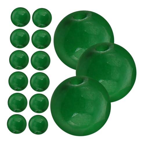 LALAFINA 15 Pcs Grüne Runde Perlen Grüne DIY -handwerk Lose Perlen Abstandssperlen Für Schmuck, Die Armbänder Halsketten Schlüsselanhänger Anhänger Machen LALAFINA 15 Pcs Grüne Runde Perlen Grüne DIY -handwerk Lose Perlen Abstandssperlen Für Schmuck, Die Armbänder Halsketten Schlüsselanhänger Anhänger Machen von LALAFINA