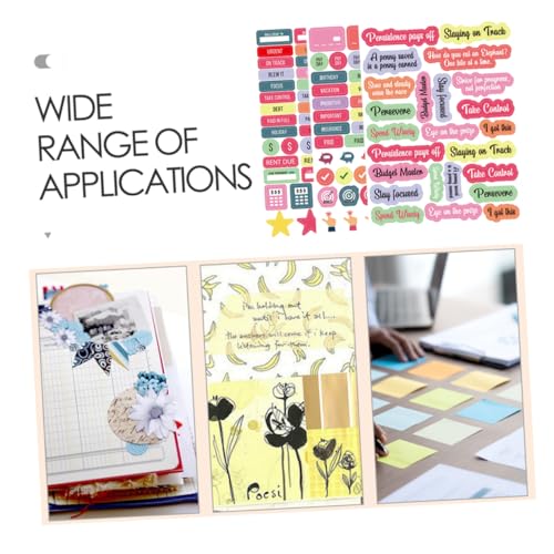 LALAFINA 15 Stück Teiliges Diy Sticker für Budgetbücher und Planer Handgemachte Vintage Etiketten mit Englischer Beschriftung Einfache Anwendung Retro Design für Journale und Bürodekoration LALAFINA 15 Stück Teiliges Diy Sticker für Budgetbücher und Planer Handgemachte Vintage Etiketten mit Englischer Beschriftung Einfache Anwendung Retro Design für Journale und Bürodekoration von LALAFINA