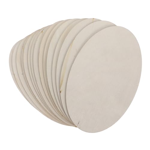 LALAFINA 15 Stück Teiliges Unfertige Holzplatten Balsaholz Oval für Bastelprojekte Malen und Gravieren für Diy und Schulprojekte LALAFINA 15 Stück Teiliges Unfertige Holzplatten Balsaholz Oval für Bastelprojekte Malen und Gravieren für Diy und Schulprojekte von LALAFINA