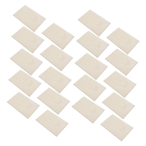 LALAFINA 15 Stück Unlackierte Balsaholz Bastelplatten für Rechteckige Holzstücke zum Malen Schnitzen für Kreative Projekte Natürliche Holzpaneele LALAFINA 15 Stück Unlackierte Balsaholz Bastelplatten für Rechteckige Holzstücke zum Malen Schnitzen für Kreative Projekte Natürliche Holzpaneele von LALAFINA
