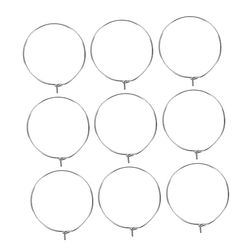 LALAFINA 150 Stück Creolen Ohrringe Diy Zubehör Runde Ohrhaken Silber Schmuckherstellung Handarbeit Ohrschmuck Zubehör LALAFINA 150 Stück Creolen Ohrringe Diy Zubehör Runde Ohrhaken Silber Schmuckherstellung Handarbeit Ohrschmuck Zubehör von LALAFINA