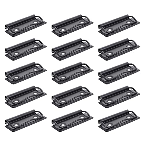 LALAFINA 15St Briefpapier-Clip Klemmbrett mit Speicher Klemmbretter Zwischenablage Zinke Verschluss büroklammern büroartikel ordner Menübefestigungsclips Klammer fürs Büro Eisen Black LALAFINA 15St Briefpapier-Clip Klemmbrett mit Speicher Klemmbretter Zwischenablage Zinke Verschluss büroklammern büroartikel ordner Menübefestigungsclips Klammer fürs Büro Eisen Black von LALAFINA
