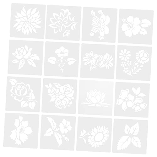 LALAFINA 16 Stück Teiliges Set Wiederverwendbarer Diy Malvorlagen Praktische Schablonen für Kreative Designs Wänden Böden und Stoffen für Malprojekte LALAFINA 16 Stück Teiliges Set Wiederverwendbarer Diy Malvorlagen Praktische Schablonen für Kreative Designs Wänden Böden und Stoffen für Malprojekte von LALAFINA