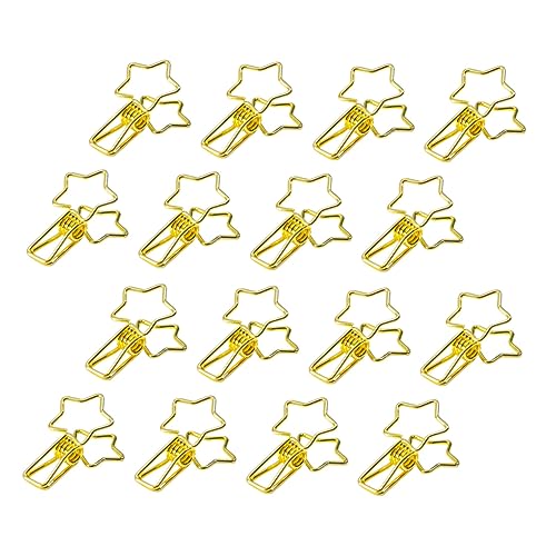 LALAFINA 16Stücke Hohl Empfangsklammer Kreative Metall Dokumentclips Organizer Für Fotos Und Belege Pro Box Büro Und Zuhause Lösung LALAFINA 16Stücke Hohl Empfangsklammer Kreative Metall Dokumentclips Organizer Für Fotos Und Belege Pro Box Büro Und Zuhause Lösung von LALAFINA