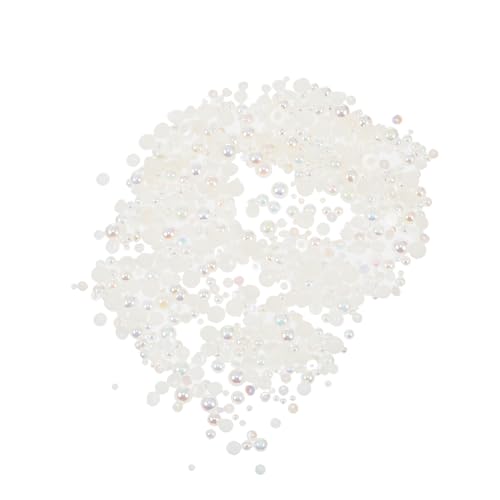 LALAFINA 2 Packungen Perle lose Perlen runden Armbandherstellung halbe Perle Kreis Miniatur-Ornamente Anhänger zum Dekorieren von Handyhüllen Handwerk Reiz Plastik Weiß LALAFINA 2 Packungen Perle lose Perlen runden Armbandherstellung halbe Perle Kreis Miniatur-Ornamente Anhänger zum Dekorieren von Handyhüllen Handwerk Reiz Plastik Weiß von LALAFINA