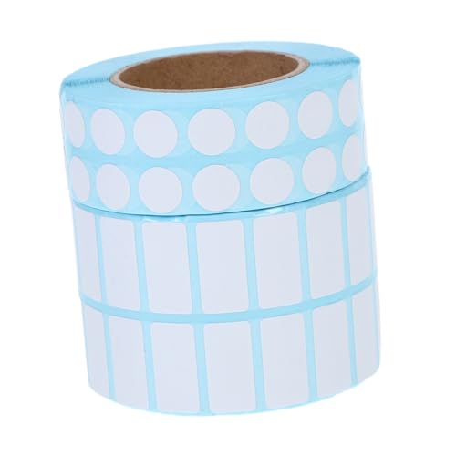LALAFINA 2 Rollen Selbstklebende Blanko Etiketten Rechteckige und Runde Diamantmalerei Aufkleber Schreibbare Klebeetiketten für DIY Bastelprojekte Lagerung und Verpackung Vielseitig und LALAFINA 2 Rollen Selbstklebende Blanko Etiketten Rechteckige und Runde Diamantmalerei Aufkleber Schreibbare Klebeetiketten für DIY Bastelprojekte Lagerung und Verpackung Vielseitig und von LALAFINA