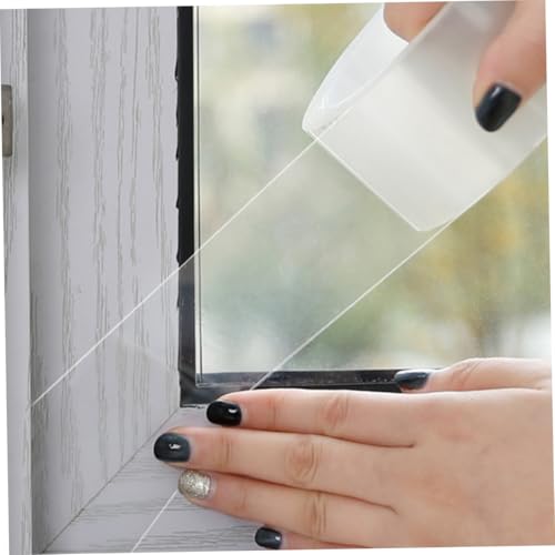 LALAFINA 2 Rollen Transparentes Winddichtes Fensterdichtband Stark Haftendes Acryl Klebeband für Tür und Fensterabdichtung gegen Kälte ohne Rückstände Vielseitig Einsetzbar LALAFINA 2 Rollen Transparentes Winddichtes Fensterdichtband Stark Haftendes Acryl Klebeband für Tür und Fensterabdichtung gegen Kälte ohne Rückstände Vielseitig Einsetzbar von LALAFINA