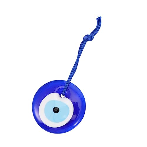 LALAFINA 2 STÜCK Chic Türkisches Blaues Auge Anhänger Teiliges mit Lanyard Vielseitige Wanddekoration und Schutzamulett für Glück und Stil von LALAFINA