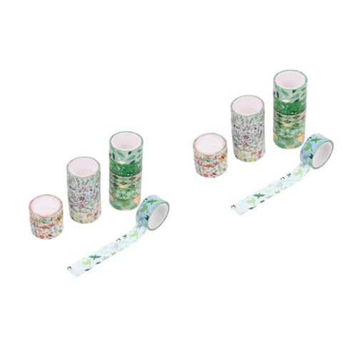 LALAFINA 2 Sätze Blumenthema Scrapbooking-klebeband Diy-bänder Dekorative Bänder Für Heimwerker Tagebuch Diy Tapes Dekorative Klebebänder Flüsterpapier 12 Rollen * 2 LALAFINA 2 Sätze Blumenthema Scrapbooking-klebeband Diy-bänder Dekorative Bänder Für Heimwerker Tagebuch Diy Tapes Dekorative Klebebänder Flüsterpapier 12 Rollen * 2 von LALAFINA