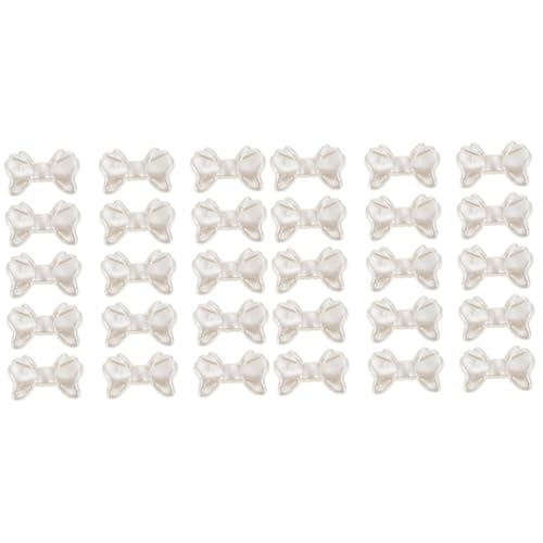 LALAFINA 2 Sätze Diy Schmuckperlen Künstliche Perlen Bowknot Abstandshalter Für Schmuckherstellung Vielseitige Bastelperlen Mit Vorgebohrtem Für Kreative Designs 300 Stück * 2 von LALAFINA