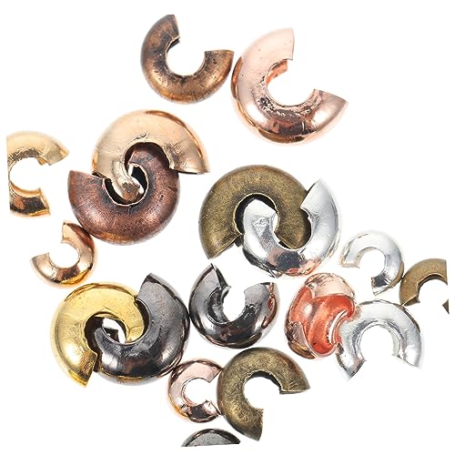 LALAFINA 2 Sätze Perlen Positionieren Schmuck Abstandsperlen Für Armbandherstellungsset Halskette Quetschperle Offene Quetschperle Halskette Machen Vorräte Legierung 300 Stück * 2 LALAFINA 2 Sätze Perlen Positionieren Schmuck Abstandsperlen Für Armbandherstellungsset Halskette Quetschperle Offene Quetschperle Halskette Machen Vorräte Legierung 300 Stück * 2 von LALAFINA