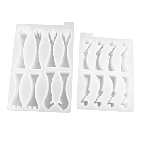 LALAFINA 2 Sätze Schachfiguren Silikonformen Epoxidharz Gießformen Für Diy Schachstücke Einfach Zu Verwenden Flexibel Für Kreative Bastelprojekte 2 Stücke * 2 von LALAFINA