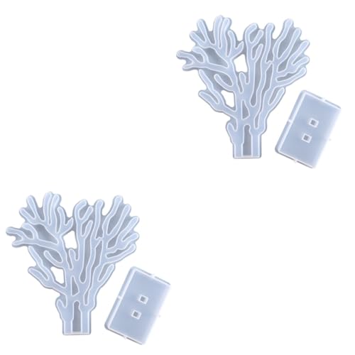 LALAFINA 2 Sätze Shape Silikonform Set Praktische Diy Gießform für Epoxidharz Wiederverwendbar und Langlebig für Handgefertigte Untersetzer und Dekorationen von LALAFINA