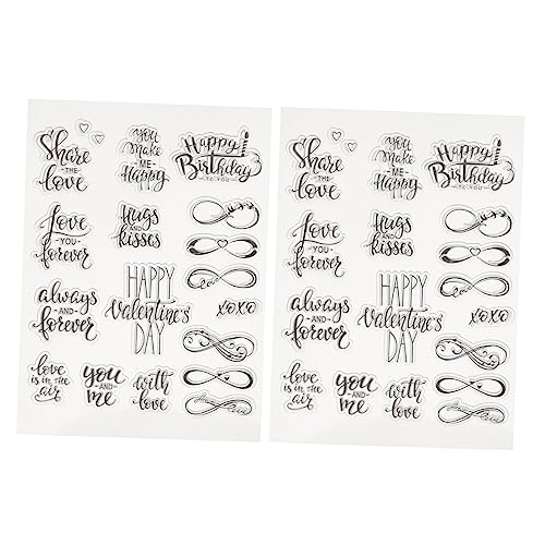 LALAFINA 2 Sätze Transparente Stempel Für Diy Scrapbooking Und Fotoalben Tpr Stempel Für Kreative Karten Und Handwerksprojekte Für Bastelarbeiten Und Grußkarten 2 Stücke * 2 LALAFINA 2 Sätze Transparente Stempel Für Diy Scrapbooking Und Fotoalben Tpr Stempel Für Kreative Karten Und Handwerksprojekte Für Bastelarbeiten Und Grußkarten 2 Stücke * 2 von LALAFINA