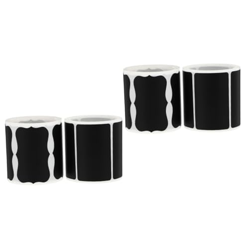 LALAFINA 2 Sätze Wasserdichte Etiketten Für Zutaten Schwarze Pvc Aufkleber Für Lebensmittelmaterialien Und Designs Für Gewürzgläser Und Küchenorganisation 300 Stück * 2 LALAFINA 2 Sätze Wasserdichte Etiketten Für Zutaten Schwarze Pvc Aufkleber Für Lebensmittelmaterialien Und Designs Für Gewürzgläser Und Küchenorganisation 300 Stück * 2 von LALAFINA