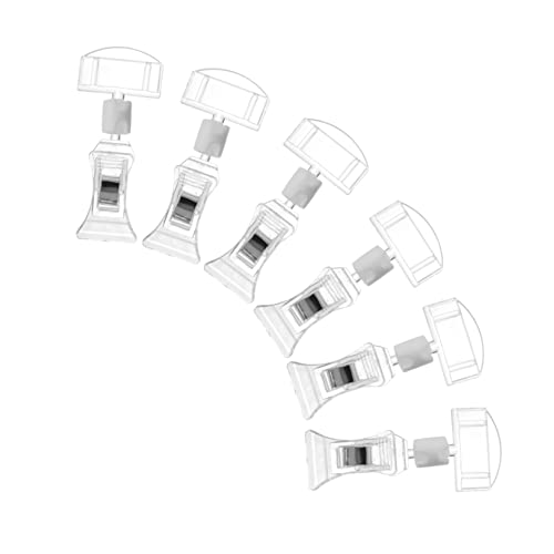 LALAFINA 2 Sätze Werbeclips Aus Acryl Preisdisplay Ständer Für Geschäfte Restaurants Und Supermärkte Leicht Und Tragbar Für Informationsanzeigen 6 Stücke * 2 LALAFINA 2 Sätze Werbeclips Aus Acryl Preisdisplay Ständer Für Geschäfte Restaurants Und Supermärkte Leicht Und Tragbar Für Informationsanzeigen 6 Stücke * 2 von LALAFINA