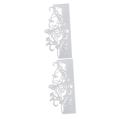 LALAFINA 2 Stck. Diy Prägeschablone Kohlenstoffstahl für Kartenherstellung Stanzform für Scrapbooking und Papierhandwerk für Einladungen und Fotoalben von LALAFINA