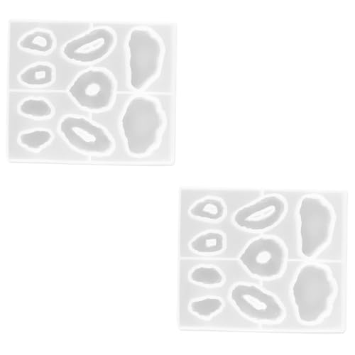 LALAFINA 2 Stck. Silikon Ohrring Form Diy Schmuck Gießform für Kreative Ohrringe und Anhänger Einfaches Entformen für Schmuckliebhaber und Bastelfreunde von LALAFINA