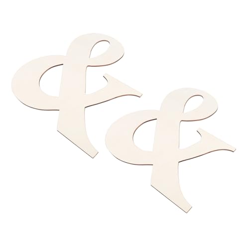LALAFINA 2 Stück DIY Holzbuchstaben Unbearbeitete Holzscheiben für Bastelprojekte für Kreative Dekoration und Personalisierte Holzornamente für Einfach zu Bemalen Gestalten LALAFINA 2 Stück DIY Holzbuchstaben Unbearbeitete Holzscheiben für Bastelprojekte für Kreative Dekoration und Personalisierte Holzornamente für Einfach zu Bemalen Gestalten von LALAFINA
