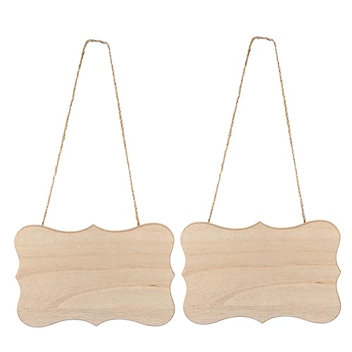 LALAFINA 2 Stück Dekoratives Hängeetikett Holz Vintage Hochzeitsschilder Zedernholz Nachrichtentafeln Rustikale Hochzeitsdekorationen Erstes Mini Willkommenszimmerdekor LALAFINA 2 Stück Dekoratives Hängeetikett Holz Vintage Hochzeitsschilder Zedernholz Nachrichtentafeln Rustikale Hochzeitsdekorationen Erstes Mini Willkommenszimmerdekor von LALAFINA