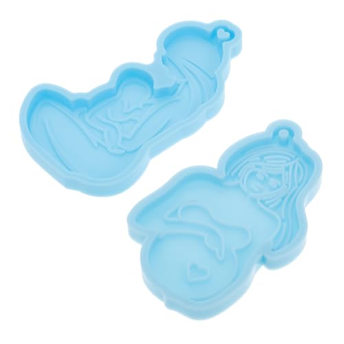 LALAFINA 2 Stück Epoxidharz Schlüsselanhänger Silikonform Teilig DIY Muttertags Schmuck Bastelset für Schwangere und Shower Flexible Gießform für Anhänger und Kreative Dekorationen LALAFINA 2 Stück Epoxidharz Schlüsselanhänger Silikonform Teilig DIY Muttertags Schmuck Bastelset für Schwangere und Shower Flexible Gießform für Anhänger und Kreative Dekorationen von LALAFINA