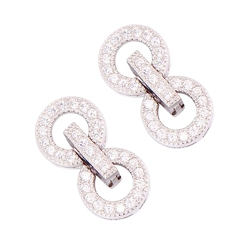 LALAFINA 2 Stück Silber Halskette Schnalle Verschlüsse Für Schmuckzubehör Herstellung Von Klobigem Kettenschmuck Schmuck Silber Verbindungsverschluss Kettenverschlüsse Und Verschlüsse Klein LALAFINA 2 Stück Silber Halskette Schnalle Verschlüsse Für Schmuckzubehör Herstellung Von Klobigem Kettenschmuck Schmuck Silber Verbindungsverschluss Kettenverschlüsse Und Verschlüsse Klein von LALAFINA