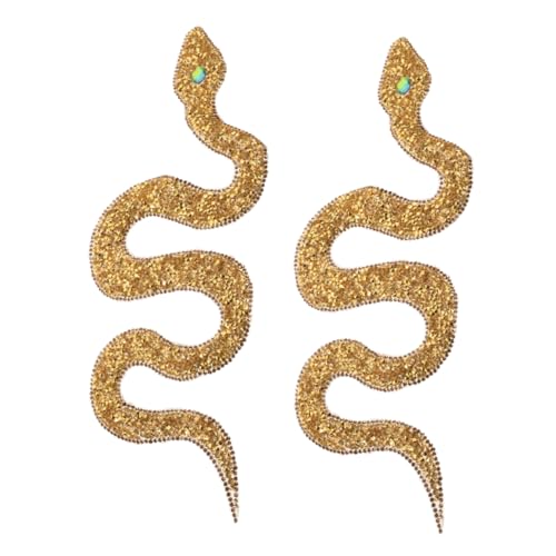 LALAFINA 2 Stück Strass Aufnäher Zum Aufbügeln In Schlangenform Applikationen In Schlangenform Bling Strass Schlangenaufnäher Mit Kristallrückseite Schlangen Applikationen Für DIY LALAFINA 2 Stück Strass Aufnäher Zum Aufbügeln In Schlangenform Applikationen In Schlangenform Bling Strass Schlangenaufnäher Mit Kristallrückseite Schlangen Applikationen Für DIY von LALAFINA