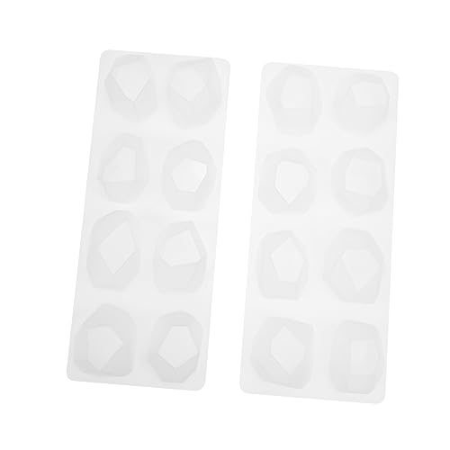 LALAFINA 2 Stück Teiliges Epoxidharz Silikonformen für Schmuckherstellung Unregelmäßige Geometrische Facetten für Kreative Diy Projekte für Ohrringe und Armbänder LALAFINA 2 Stück Teiliges Epoxidharz Silikonformen für Schmuckherstellung Unregelmäßige Geometrische Facetten für Kreative Diy Projekte für Ohrringe und Armbänder von LALAFINA