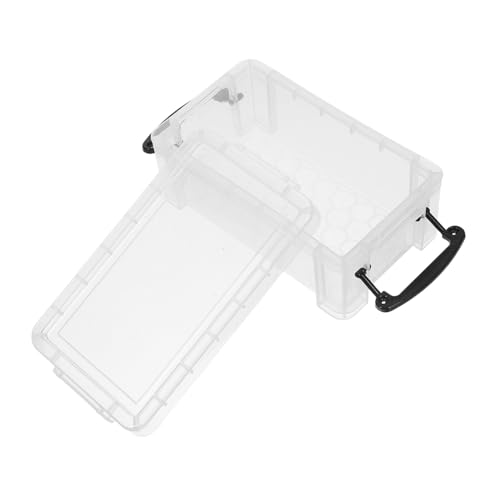 LALAFINA 2 Stück Transparente Organizer mit Deckel Stapelbar für Schreibtisch und Büro Behälter für Bastelbedarf und Büromaterialien LALAFINA 2 Stück Transparente Organizer mit Deckel Stapelbar für Schreibtisch und Büro Behälter für Bastelbedarf und Büromaterialien von LALAFINA