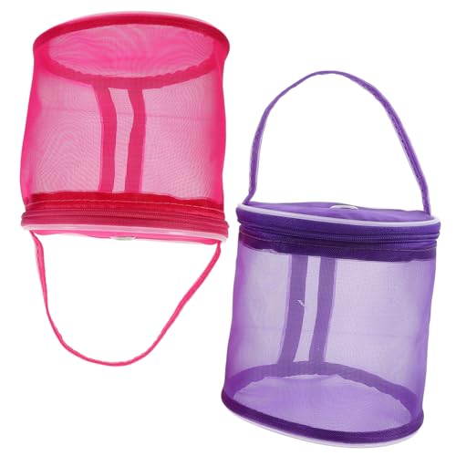 LALAFINA 2 Stück Yarn Balls Storage Bag Teiliges Praktischer Wollbehälter Strapazierfähigem Nylon Mesh Design für Einfache Sichtbarkeit für Handarbeiten und Strickzubehör LALAFINA 2 Stück Yarn Balls Storage Bag Teiliges Praktischer Wollbehälter Strapazierfähigem Nylon Mesh Design für Einfache Sichtbarkeit für Handarbeiten und Strickzubehör von LALAFINA