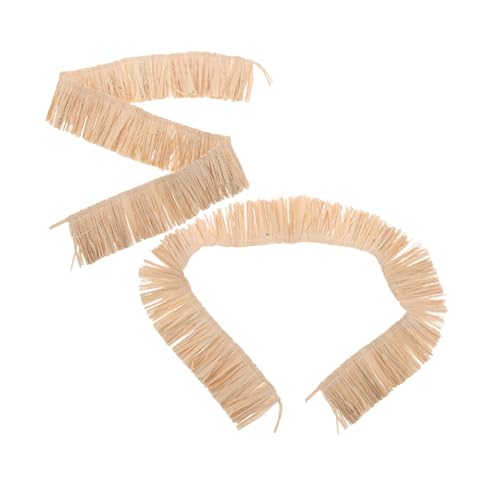 LALAFINA 2 Stücke Diy Bastelmaterial für Natürliche Strohtasseln für Hawaiian Luau Partydekorationen Sommeraccessoires und Kreative Verpackungen LALAFINA 2 Stücke Diy Bastelmaterial für Natürliche Strohtasseln für Hawaiian Luau Partydekorationen Sommeraccessoires und Kreative Verpackungen von LALAFINA
