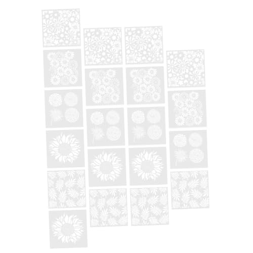 LALAFINA 20 Blatt Malvorlagen Schablonen Hohlvorlagen Mallernspielzeug Wiederverwendbare Vorlagen Blumenvorlagen DIY Malerei Erstellungswerkzeug DIY Bastelmodelle Das LALAFINA 20 Blatt Malvorlagen Schablonen Hohlvorlagen Mallernspielzeug Wiederverwendbare Vorlagen Blumenvorlagen DIY Malerei Erstellungswerkzeug DIY Bastelmodelle Das von LALAFINA