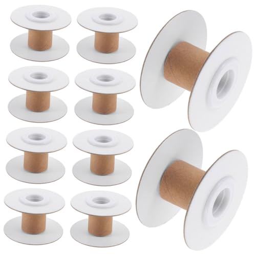 LALAFINA 20 Stück Abnehmbare Nähspulen für DIY Handwerk Garnspulen Webspulen Sicherung von Draht und Schnur Langlebiges und Sicheres Material für Kreativprojekte von LALAFINA