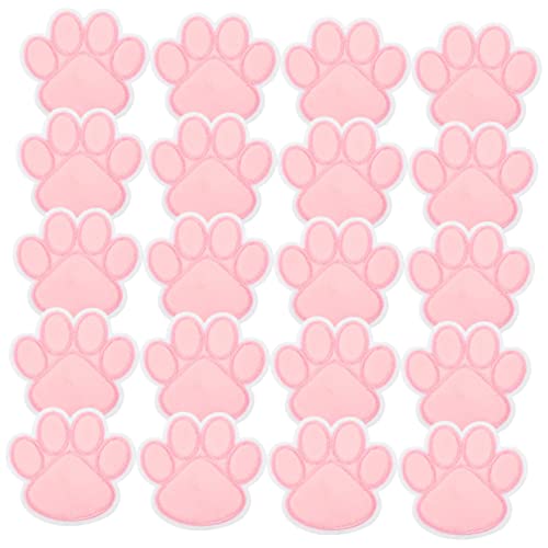 LALAFINA 20 Stück Hundepfote Stickapplikationen für Kleidung Selbstklebende Patches für Diy für Dekoration von Shirts Kissen und Pullovern Perfektes für Nähbegeisterte LALAFINA 20 Stück Hundepfote Stickapplikationen für Kleidung Selbstklebende Patches für Diy für Dekoration von Shirts Kissen und Pullovern Perfektes für Nähbegeisterte von LALAFINA