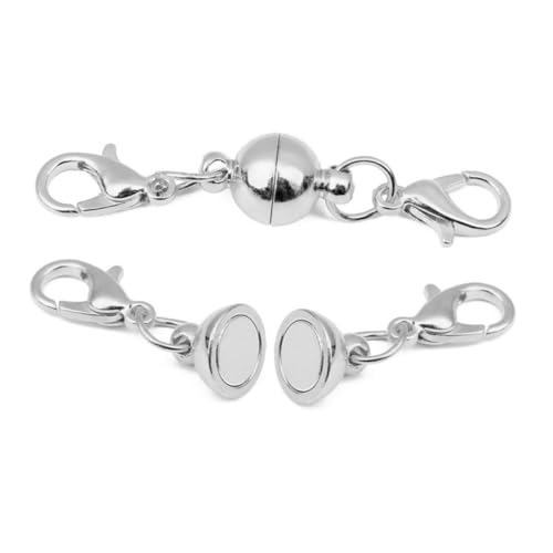 LALAFINA 20 Stück Teiliges Karabiner Verschlüsse für Schmuckherstellung Langlebig und Fest Verbindend Geeignet für Halsketten und Armbänder für DIY Bastelprojekte LALAFINA 20 Stück Teiliges Karabiner Verschlüsse für Schmuckherstellung Langlebig und Fest Verbindend Geeignet für Halsketten und Armbänder für DIY Bastelprojekte von LALAFINA