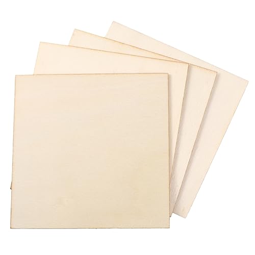 LALAFINA 20 Stück -geschnittene Holzchips Holzspan Holz Quadratisch Holzhandwerk Holzausschnitte Holzscheiben Hölzern LALAFINA 20 Stück -geschnittene Holzchips Holzspan Holz Quadratisch Holzhandwerk Holzausschnitte Holzscheiben Hölzern von LALAFINA