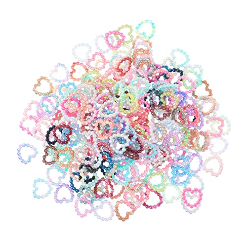 LALAFINA 200 Stück Bunte Acrylperlen für Diy Schmuck Bastelaccessoires für Handyhüllen Scrapbooking und Kreative Projekte von LALAFINA