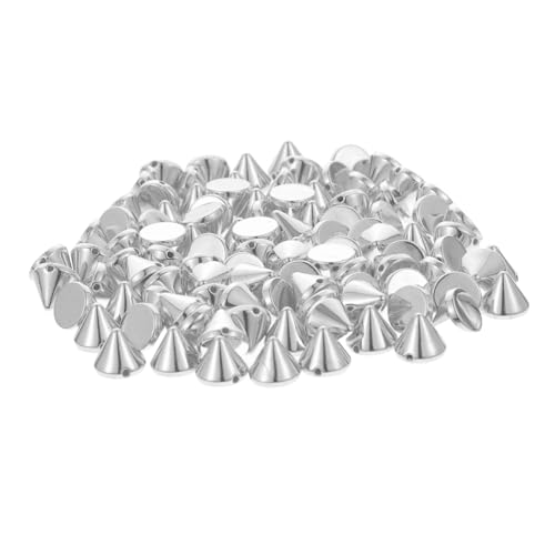 LALAFINA 200 Stück DIY Nieten Cone Spikes mit Durchlochtenem Design Silberne Punk Schmuck und Bekleidungsdekoration Einfach zu Vernähen Vielseitig für Kleidung Taschen und Gürtel LALAFINA 200 Stück DIY Nieten Cone Spikes mit Durchlochtenem Design Silberne Punk Schmuck und Bekleidungsdekoration Einfach zu Vernähen Vielseitig für Kleidung Taschen und Gürtel von LALAFINA