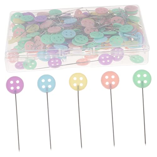 LALAFINA 200 Stück Flache Knopfkopf Nähnadeln für DIY Projekte Bunte Stecknadeln für Handarbeiten Einfach zu zum Markieren und Dekorieren von Näharbeiten Langlebig und Leicht zu Nähen LALAFINA 200 Stück Flache Knopfkopf Nähnadeln für DIY Projekte Bunte Stecknadeln für Handarbeiten Einfach zu zum Markieren und Dekorieren von Näharbeiten Langlebig und Leicht zu Nähen von LALAFINA