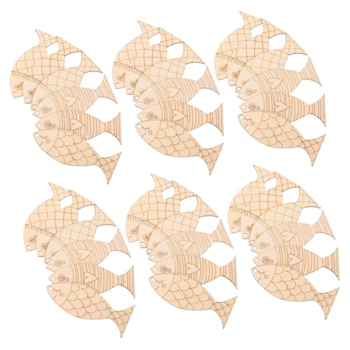 LALAFINA 200 Stück Holz Fisch Wand Dekoration Küsten Themen Fisch Skulptur Mediterraner Stil Rustikales Ornament Diy Farbgestaltung Bastelbedarf LALAFINA 200 Stück Holz Fisch Wand Dekoration Küsten Themen Fisch Skulptur Mediterraner Stil Rustikales Ornament Diy Farbgestaltung Bastelbedarf von LALAFINA