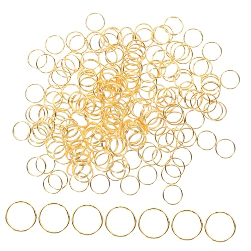 LALAFINA 200 Stück Schlüsselringe für Diy Metall Schlüsselanhänger Ringe Geteilte Ringschlüssel für Handwerk Taschen für Lanyards Bastelprojekte von LALAFINA