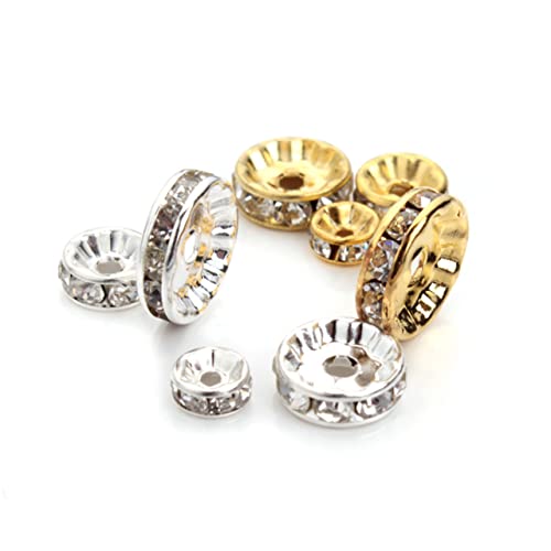 LALAFINA 200 Stück Teiliges Metall Spacer Perlen mit Rad Design Langlebige DIY Schmuckperlen für Armbanddekoration und Bastelarbeiten Vielseitige Schmuckherstellung Zubehör LALAFINA 200 Stück Teiliges Metall Spacer Perlen mit Rad Design Langlebige DIY Schmuckperlen für Armbanddekoration und Bastelarbeiten Vielseitige Schmuckherstellung Zubehör von LALAFINA