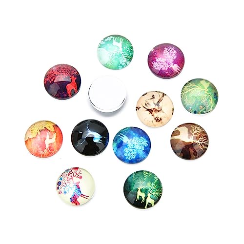 LALAFINA 20st Runde Cabochons Aus Glas Flecken Cabochons Aus Glas Mit Flacher Rückseite Cabochon Aus Glas Mit Flacher Rückseite Kieselsteine zum Basteln Edelstein Halbkreis Glasperlen LALAFINA 20st Runde Cabochons Aus Glas Flecken Cabochons Aus Glas Mit Flacher Rückseite Cabochon Aus Glas Mit Flacher Rückseite Kieselsteine zum Basteln Edelstein Halbkreis Glasperlen von LALAFINA