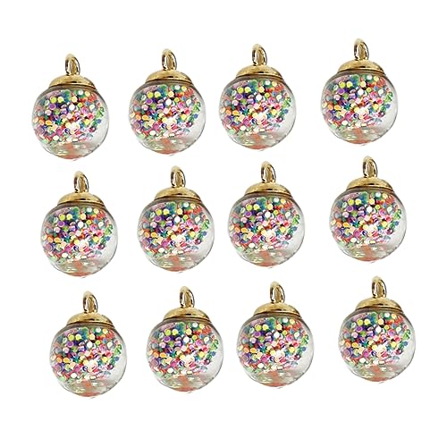 LALAFINA 20stücke Ball Anhänger Mit Pailletten Für DIY Schmuckherstellung Kreative Dekorationen Für Ohrringe Und Armbänder Zufällige Designs LALAFINA 20stücke Ball Anhänger Mit Pailletten Für DIY Schmuckherstellung Kreative Dekorationen Für Ohrringe Und Armbänder Zufällige Designs von LALAFINA