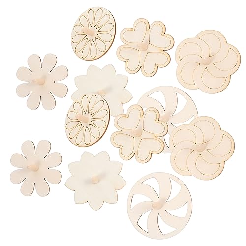LALAFINA 24 Stck Holz Gyroskop Bausatz für Teiliges Unbemalten Holzspielzeugen zum Malen und Basteln Kreative DIY Materialien für Mädchen und Jungen Fördert die Fantasie und LALAFINA 24 Stck Holz Gyroskop Bausatz für Teiliges Unbemalten Holzspielzeugen zum Malen und Basteln Kreative DIY Materialien für Mädchen und Jungen Fördert die Fantasie und von LALAFINA