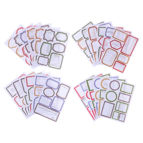 LALAFINA 24-teiliges Retro-notizbuch, Selbstklebende Notizen Für Scrapbooking Und Diy-kunstprojekte, Tragbare Haftnotizen, Süße Schreibwaren Für Büro Und Schule von LALAFINA